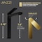 Anzzi 1-Handle Bathroom Vessel Sink Faucet in Matte Black and Brushed Gold L-AZ901MB-BG - alternate 5